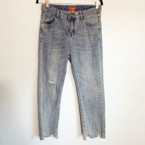 Chelsea & Violet High Rise Straight Leg Mom Jeans